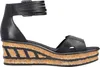 Rieker Damen Keilsandalette schwarz Produktbild-Vorschau 3