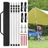 Tige de tente Jayseuw 4pcs tige de tarp télescopique en Voir les images du produit 9