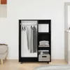 vidaXL Szafa czarny dąb 80 x 40 x 110 cm materiał Podgląd zdjęcia produktu 3