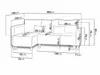 Ecksofa LOFT in Braun 205 x 89 x 144 cm, modernes Ecksofa Produktbild-Vorschau 7