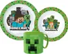 Minecraft Creeper Kinder Geschirr Set Teller Schüssel Produktbild-Vorschau 1
