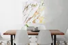 MuchoWow® Poster Marmor - Muster - Weiß - Gold 75x75 cm - Produktbild-Vorschau 2