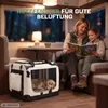 Faltbare Hundebox Transporttasche Transportbox Auto Katze Produktbild-Vorschau 5