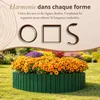 Floranica Bordure de jardin H40 x L100 cm Vert – ganivelle Voir les images du produit 4