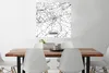 MuchoWow® Poster Karte - Essen - Stadtplan 75x75 cm - Wand Produktbild-Vorschau 2