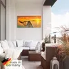 ARTland Wandbild Alu für Innen & Outdoor Sonnenaufgang über Produktbild-Vorschau 5