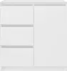 Topeshop 1D3S BIEL KPL, Weiß, 3 Schublade(n), Partikelbord, Produktbild-Vorschau 4