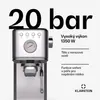 Kávovar Klarstein SteelPresso Slim s portafiltrem – 20 Náhled obrázku produktu 2
