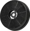 A black circular carbon filter for a range hood. Produktbild-Vorschau