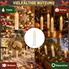 Bougies LED sans fil pour sapin de Noël, avec clips, Voir les images du produit 4