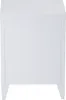 A white nightstand is shown from the side against a white background. Anteprima dell’immagine prodotto