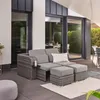 HOME DELUXE - Strandkorb HOLBY - 160 x 69 x189 cm - per Produktbild-Vorschau 4