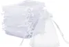120 x Organza S?ckchen Wei? Organzabeutel Schmucks?ckchen Produktbild-Vorschau 1