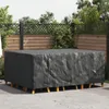vidaXL Möbelbezug Uni Schwarz 220 x 190 x 85 cm 600D Produktbild-Vorschau 2