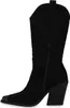 VAN HILL Damen Cowboystiefel Trichterabsatz Spitze Produktbild-Vorschau 2