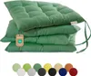 Lavea® Sitzkissen 40x40 cm, 4er Set, Dunkelgrün - mit Produktbild-Vorschau 1