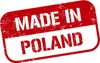A red and white stamp that says "MADE IN POLAND". Produktbild-Vorschau