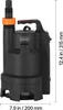 SucceBuy Pompa sommergibile da 690W, 17500L/h, PP-GF20 Anteprima dell’immagine prodotto 8