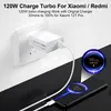 A charger plugged into a wall socket and a phone being charged, with a graphic overlay showing charging status. Produktbild-Vorschau