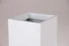 VIVANNO Pflanzkübel Zink BLOCK Säule, Weiß matt - 24x24x65 Produktbild-Vorschau 3
