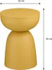 Sľuda Dekorácie Elliot bočný stolík - V45 x Ø32 cm - železo Náhľad obrázku produktu 12