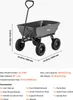Chariot de jardin VEVOR avec fonction basculante, chariot à Voir les images du produit 7