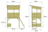 Dřevěný domek na kůlech Westmann wilderness nature Náhled obrázku produktu 7