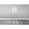 vianmo Holzschild 40x30 cm Toiletten Regeln weiß beige Produktbild-Vorschau 2