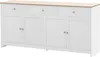 Sweiko Sideboard mit weißer Holzmaserung, vier Türen, mit Produktbild-Vorschau 20