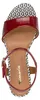 Tamaris Damen Sandalette Sandale Metallic Lack Blockabsatz Produktbild-Vorschau 4