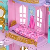 A close-up view of a dollhouse castle bedroom. Podgląd zdjęcia produktu