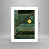 Poster - Poster ohne Rahmen - Grün Stück geometrisch - Produktbild-Vorschau 4