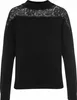 LASCANA Strickpullover mit transparentem Spitzeneinsatz Produktbild-Vorschau 1