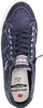 A top-down view of a blue Dockers sneaker. Voir les images du produit