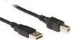 ACT USB 2.0 connection cable Black, 1.0m, 1 m, USB A, USB Produktbild-Vorschau 2