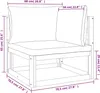 The Living Store 6-tlg. Garten-Lounge-Set mit Hellgrauen Produktbild-Vorschau 9