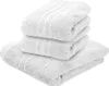 A stack of three white towels. Anteprima dell’immagine prodotto