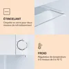 KLARSTEIN CoolArt - Combiné réfrigérateur-congélateur, Voir les images du produit 5
