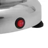 A close-up shot of a red power switch on a silver appliance. Náhled obrázku produktu