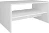 A white coffee table with two shelves against a white background. Anteprima dell’immagine prodotto