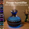 Blütenform Luftbefeuchter, Diffuser, Aroma,7 Farben Produktbild-Vorschau 4