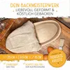 KRUSTENZAUBER Gärkorb zum Brotbacken + Bäckermesser - Set Produktbild-Vorschau 4