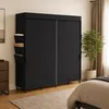 HOMCOM Stoffschrank Faltschrank Kleiderschrank mit 4 Produktbild-Vorschau 2
