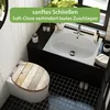 banjado Design WC Sitz Bambus Absenkautomatik -Graues Holz Produktbild-Vorschau 2