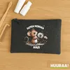 Huuraa Kulturbeutel Guten Morgen Maus 1 Liter Charcoal Filz Produktbild-Vorschau 2