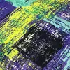 Damen Schal 180x80 cm Blau Grün – Leichter Sommerschal Produktbild-Vorschau 5