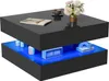 UnboxG Couchtisch 78×78×43 cm Schwarz, Hochglanz Produktbild-Vorschau 15