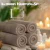 Set di 4 asciugamani Cloud Pillow 50x100 cm, 100% cotone, Anteprima dell’immagine prodotto 3