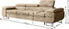 A beige sectional sofa with dimensions indicated by lines and text. The sofa has adjustable headrests and appears to be made of fabric. Produktbild-Vorschau