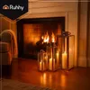 Ruhhy 26476 Set di lanterne a candela, acciaio inox, Anteprima dell’immagine prodotto 4
